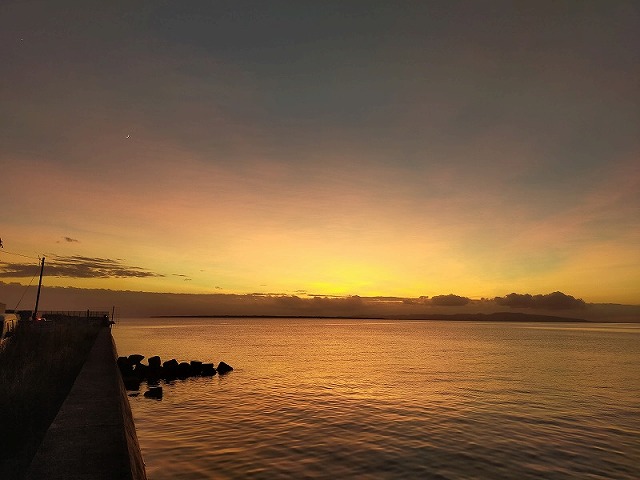 從堤防看到的景色