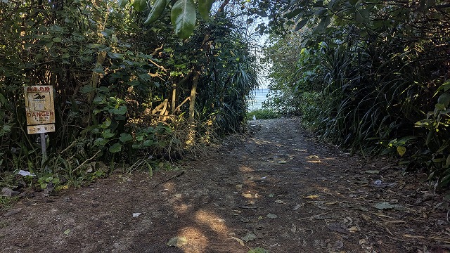 觀音海灘的入口