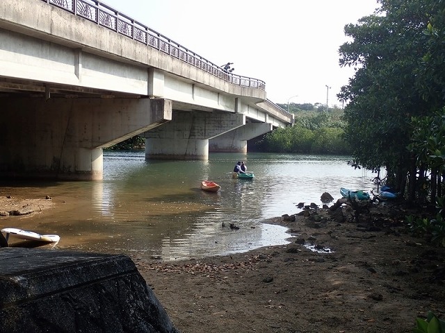 從宮良川河口出發