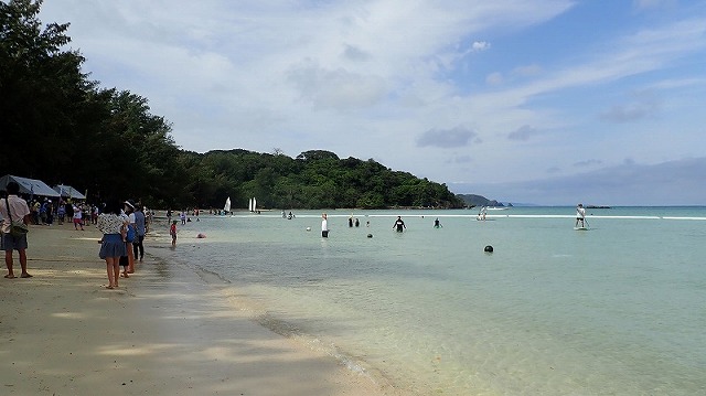 退潮時和滿潮時的比較