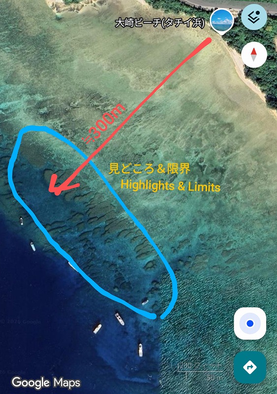 可游泳範圍說明