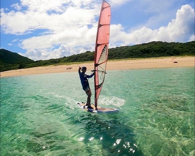 石垣島風帆衝浪